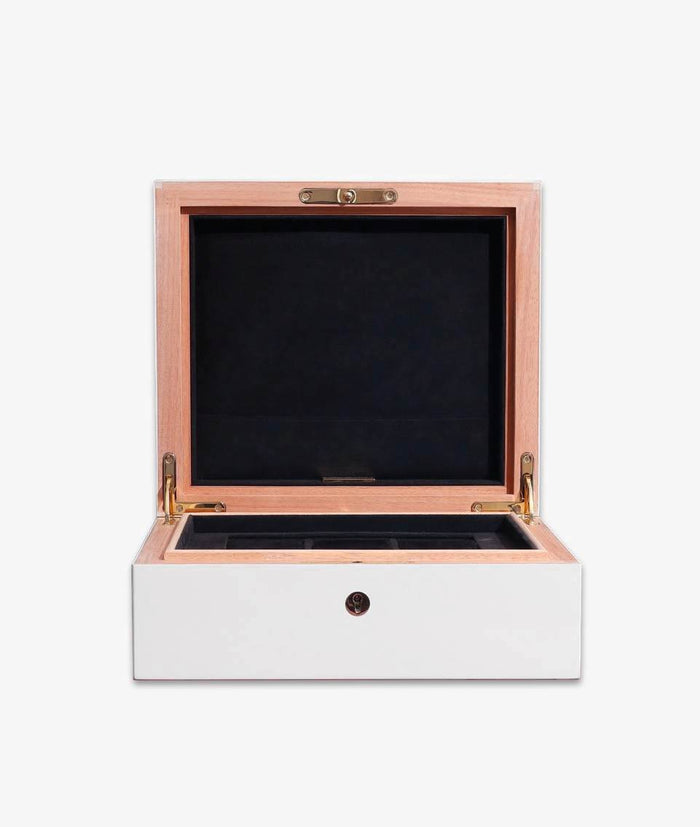 White Watch Box . Case