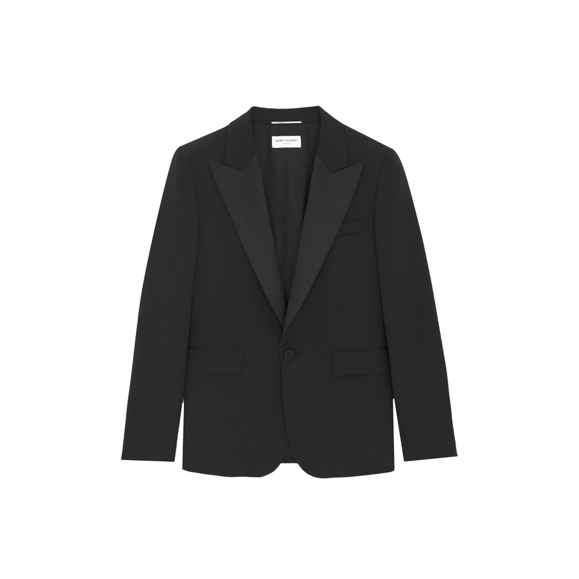 Grain De Poudre Smoking Jacket Black Wool