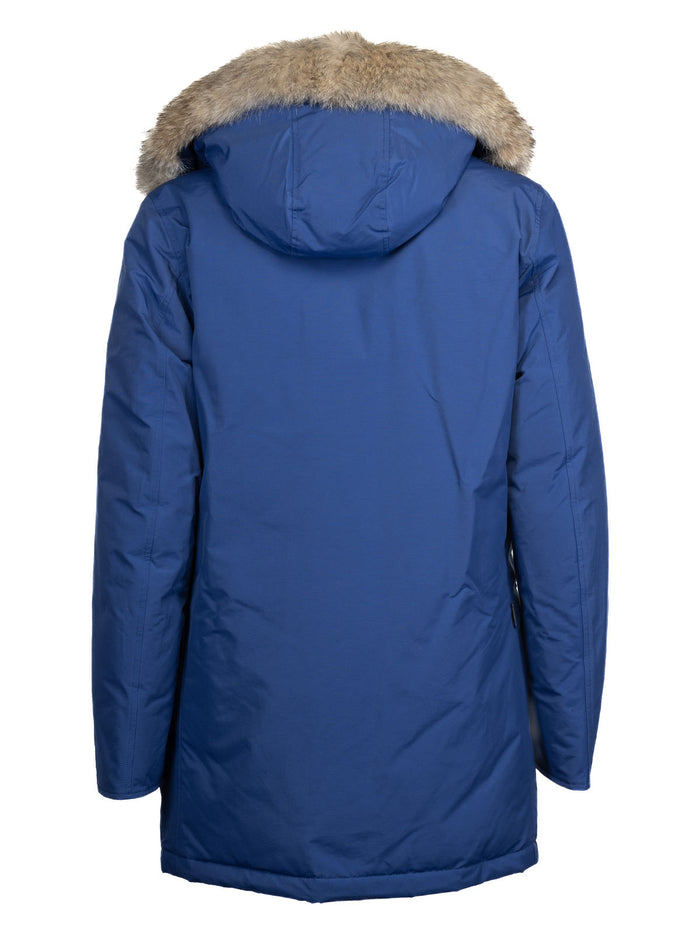 Arctic Detachable Fur Parka Light Blue Jacket