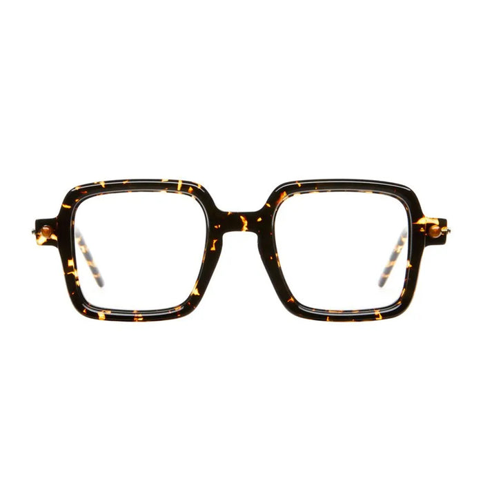 Kuboraum Maske P21 HOF Havana Fire Black Marrone Acetato Mazzucchelli Occhiali Da Vista