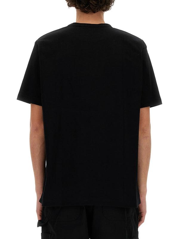 Printed Cotton T-Shirt Black T-shirts