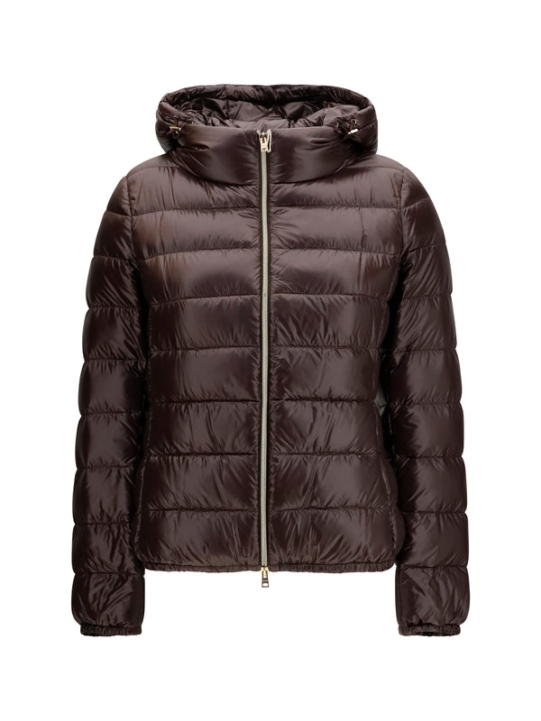 Herno 100% Polyamide (outer); 100% Goose Down (fill) down jacket in brown
