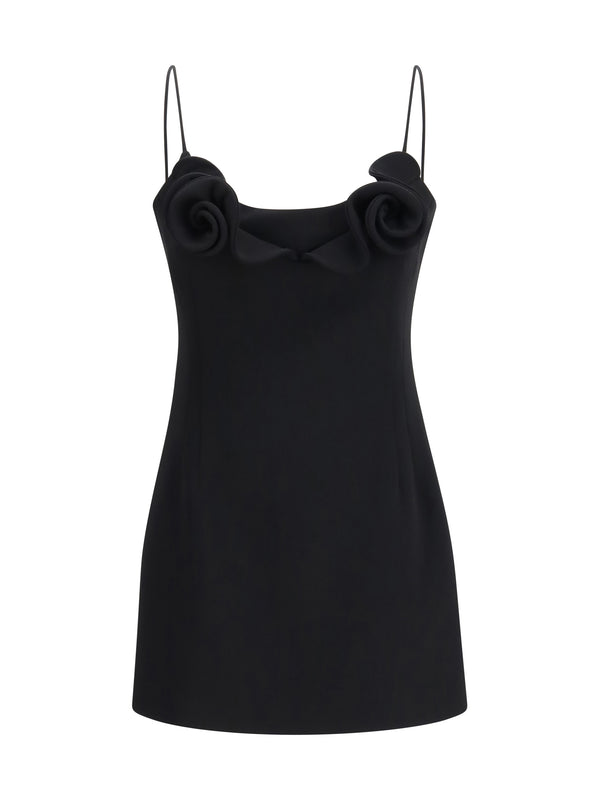 Magda Butrym 94% wool (ovis aries); 6% elastane dress in black