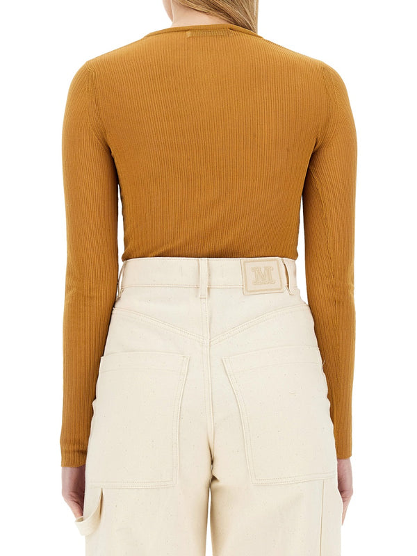 Mesh Jumper Saggina Buff Silk Jumpers
