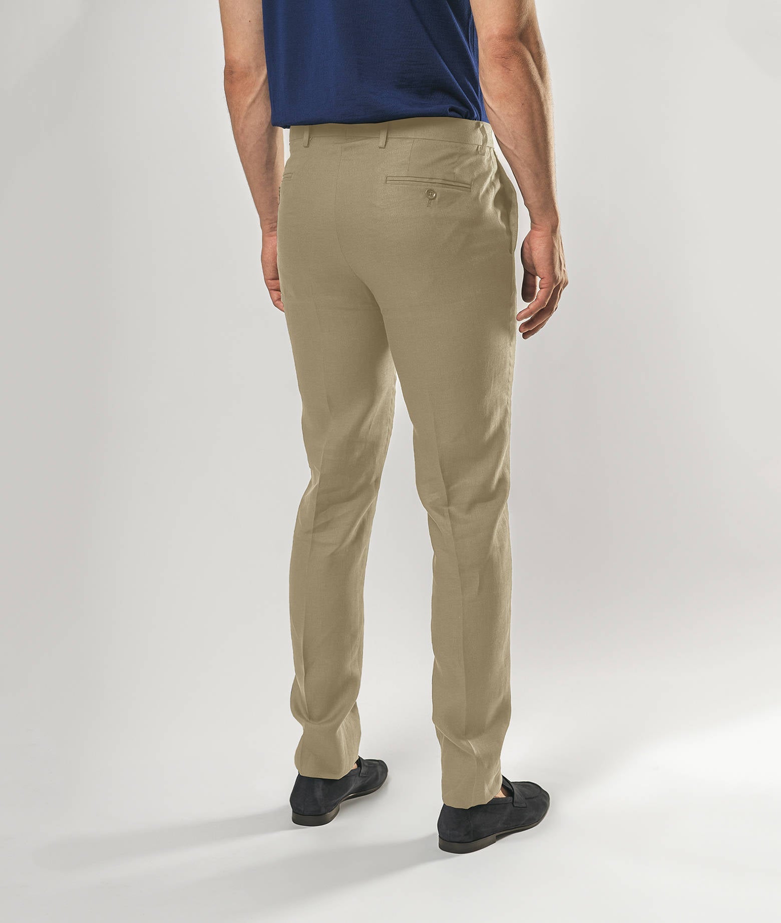 Linen Trousers Marbella White No Pinces