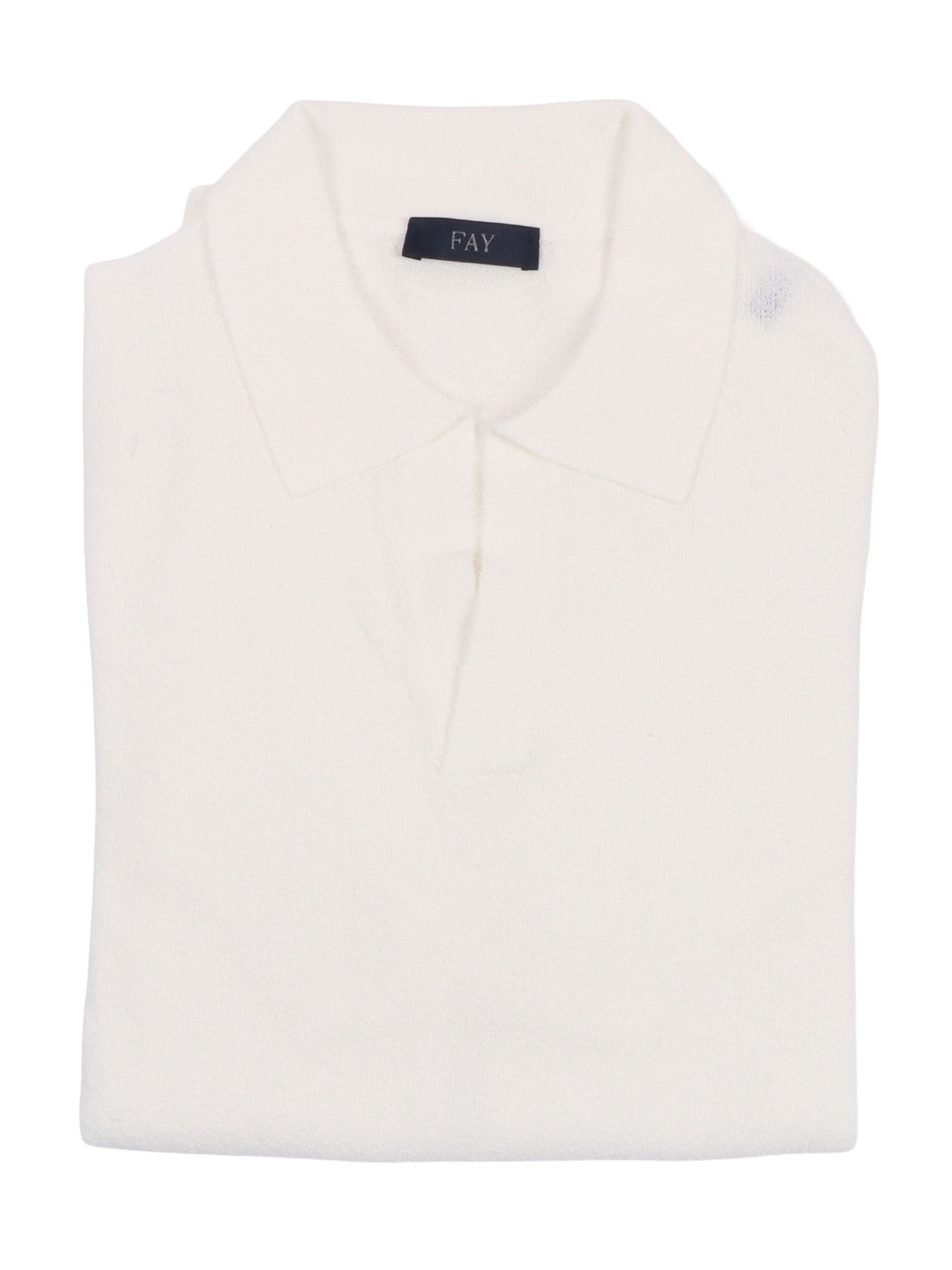 POLO White Cotton Polyamide Shirt