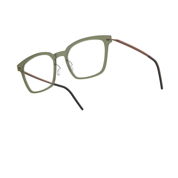 N.O.W. 6645 C11-U12-802 Verde Matte Marrone Titanium Occhiali Da Vista