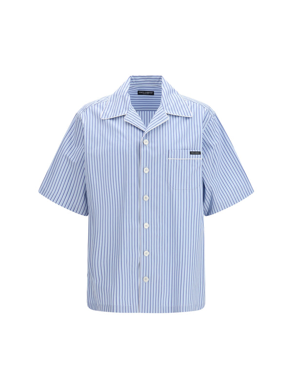Dolce & Gabbana 98% cotton; 2% silk shirt in blue