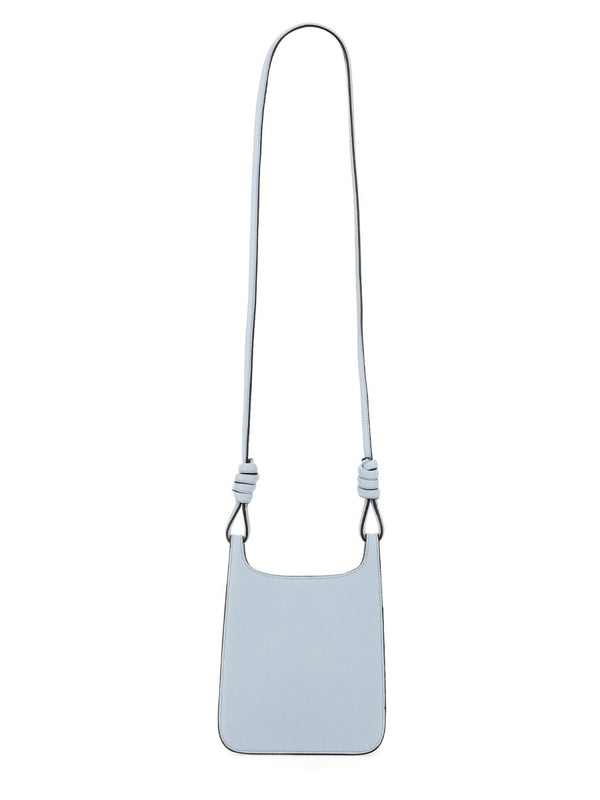 Hobo Bag Himmel Baby Blue Cowhide Shoulder