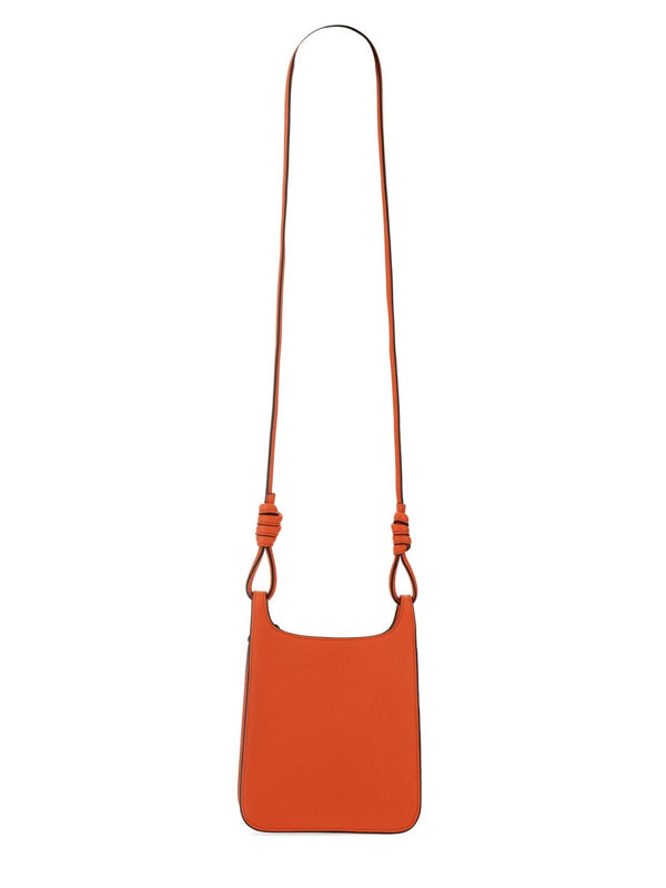 Hobo Bag Himmel Orange Cowhide Shoulder