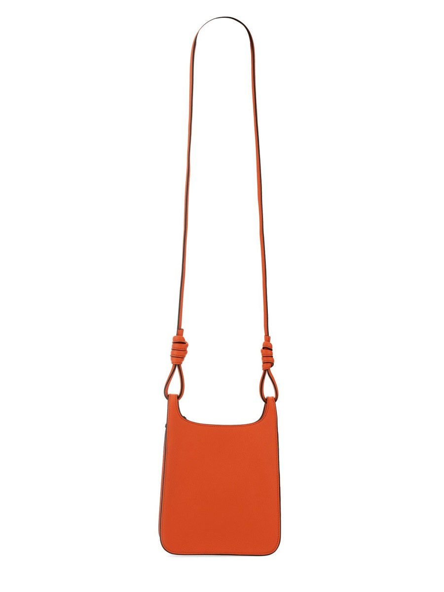 Hobo Bag Himmel Orange Cowhide Shoulder