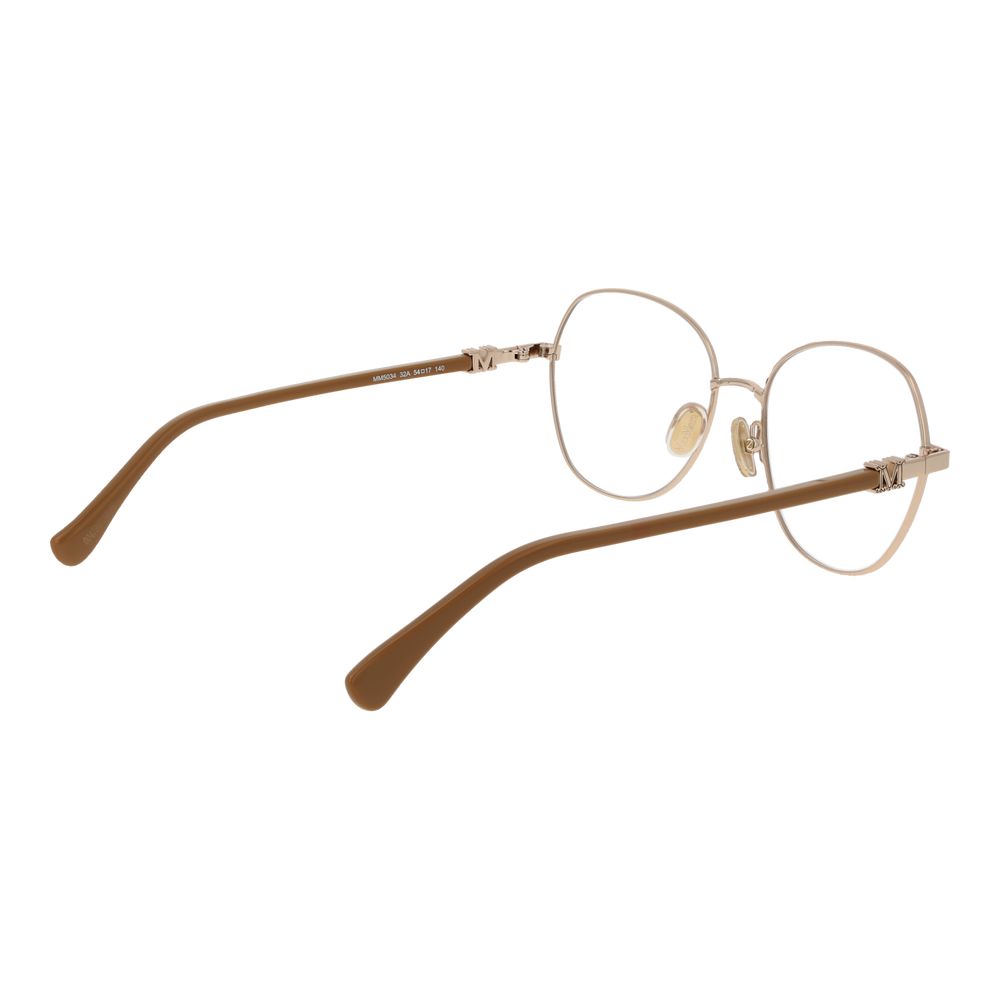 Gold Metal Glasses (frames) Accessory