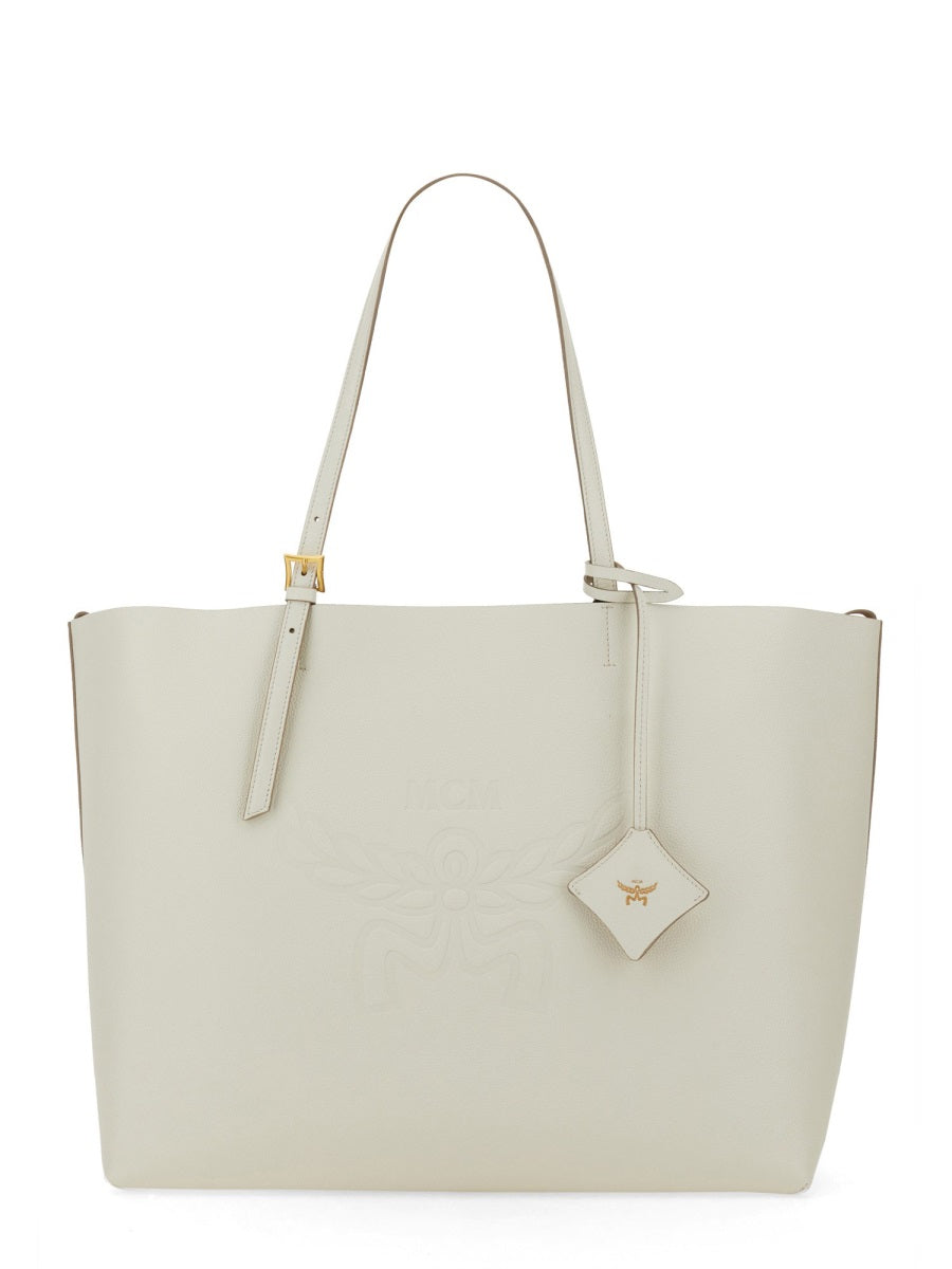 Shopping Bag Himmel White Cowhide Handbags