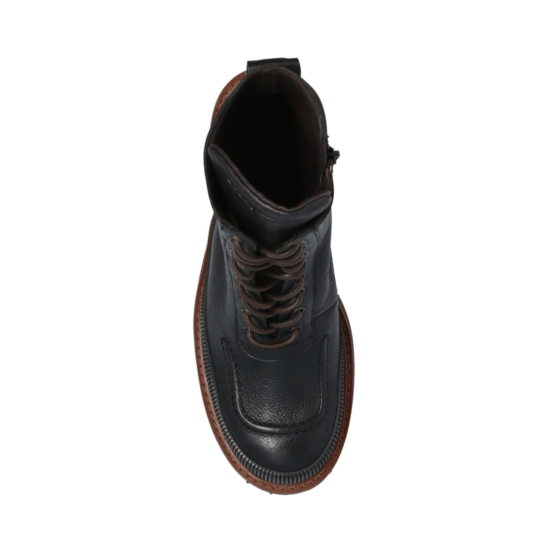 See By Chloe Mahalia Leather Lace-Up Boots Black Calf
