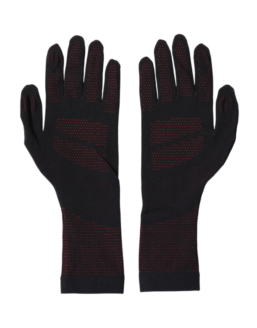 Dolce & Gabbana 97% Cotton gloves in black