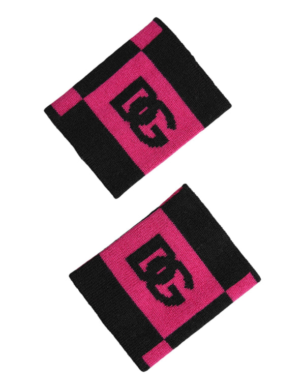 Dolce & Gabbana 60% wool wristband in black