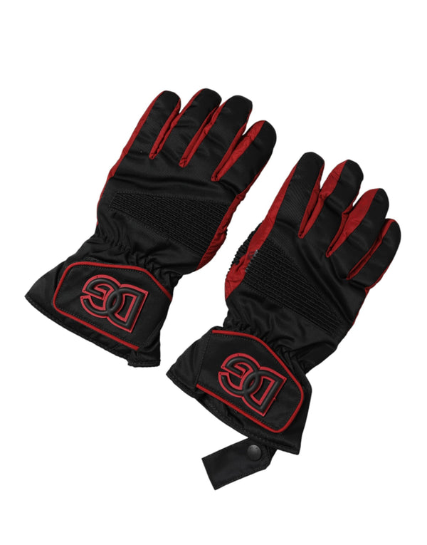 Dolce & Gabbana 80% Polyamide gloves in black