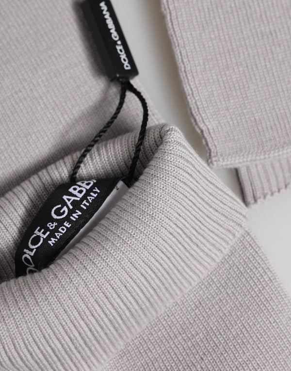 Dolce & Gabbana 100% Virgin Wool gloves in gray