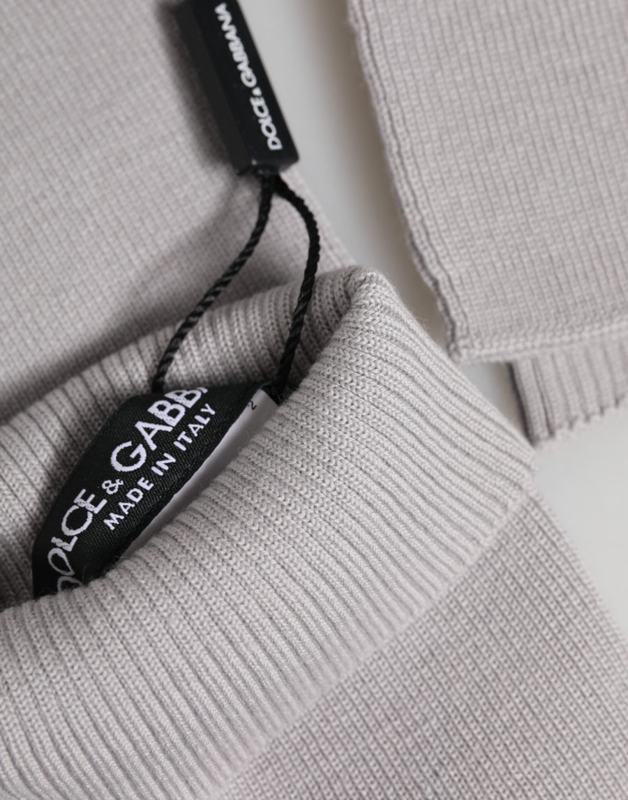 Dolce & Gabbana 100% Virgin Wool gloves in gray