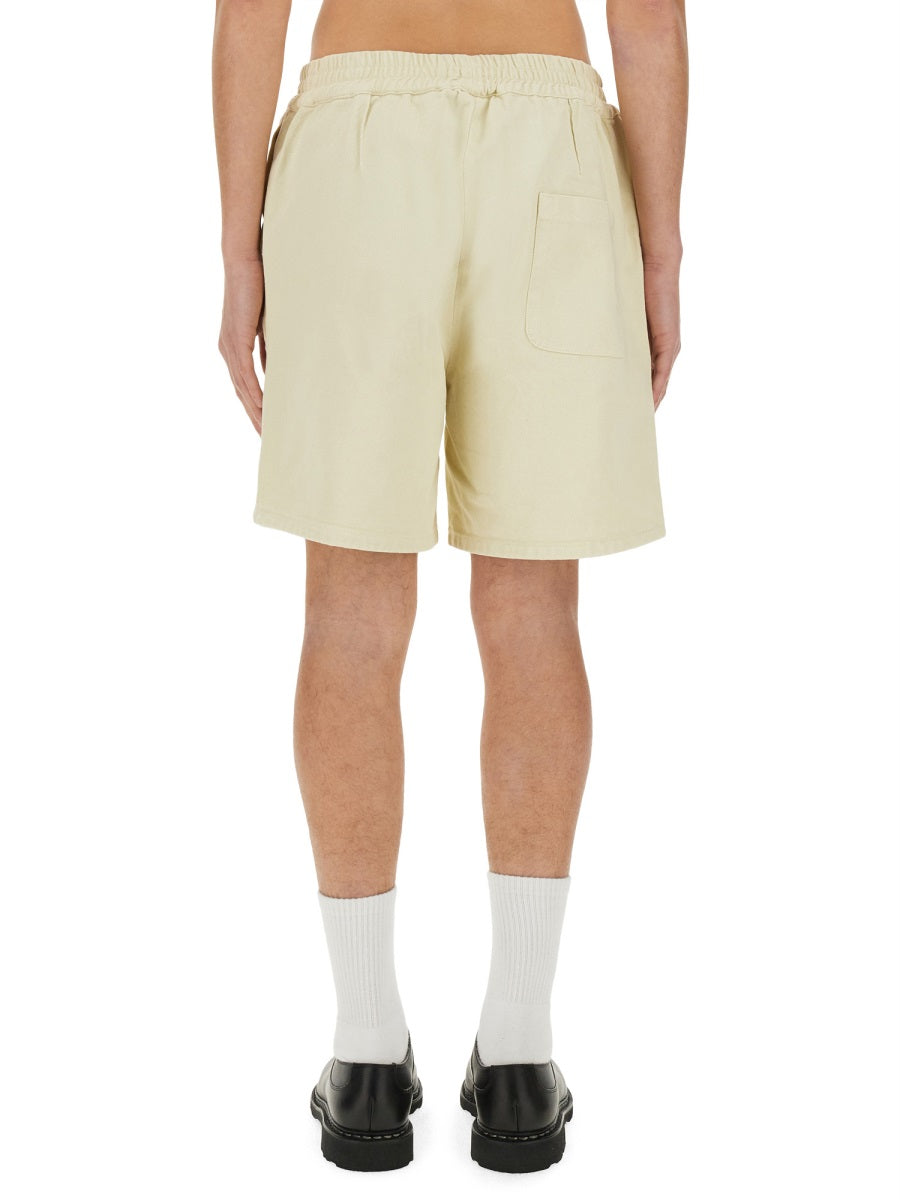 Short Twill Beige Cotton
