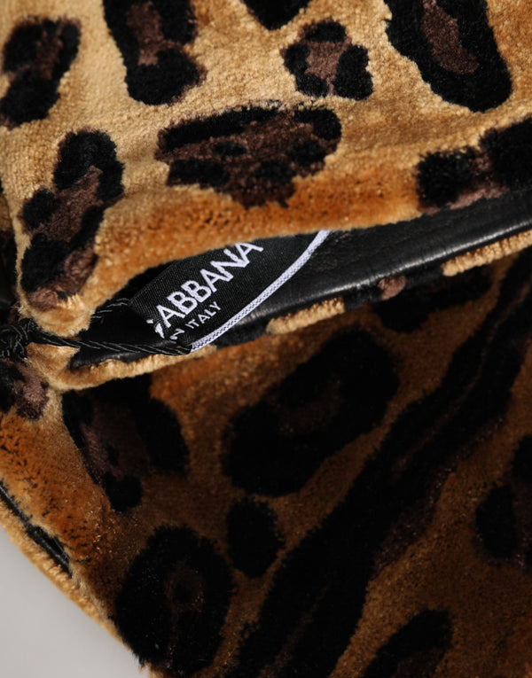 Dolce & Gabbana 50% Viscose gloves in brown