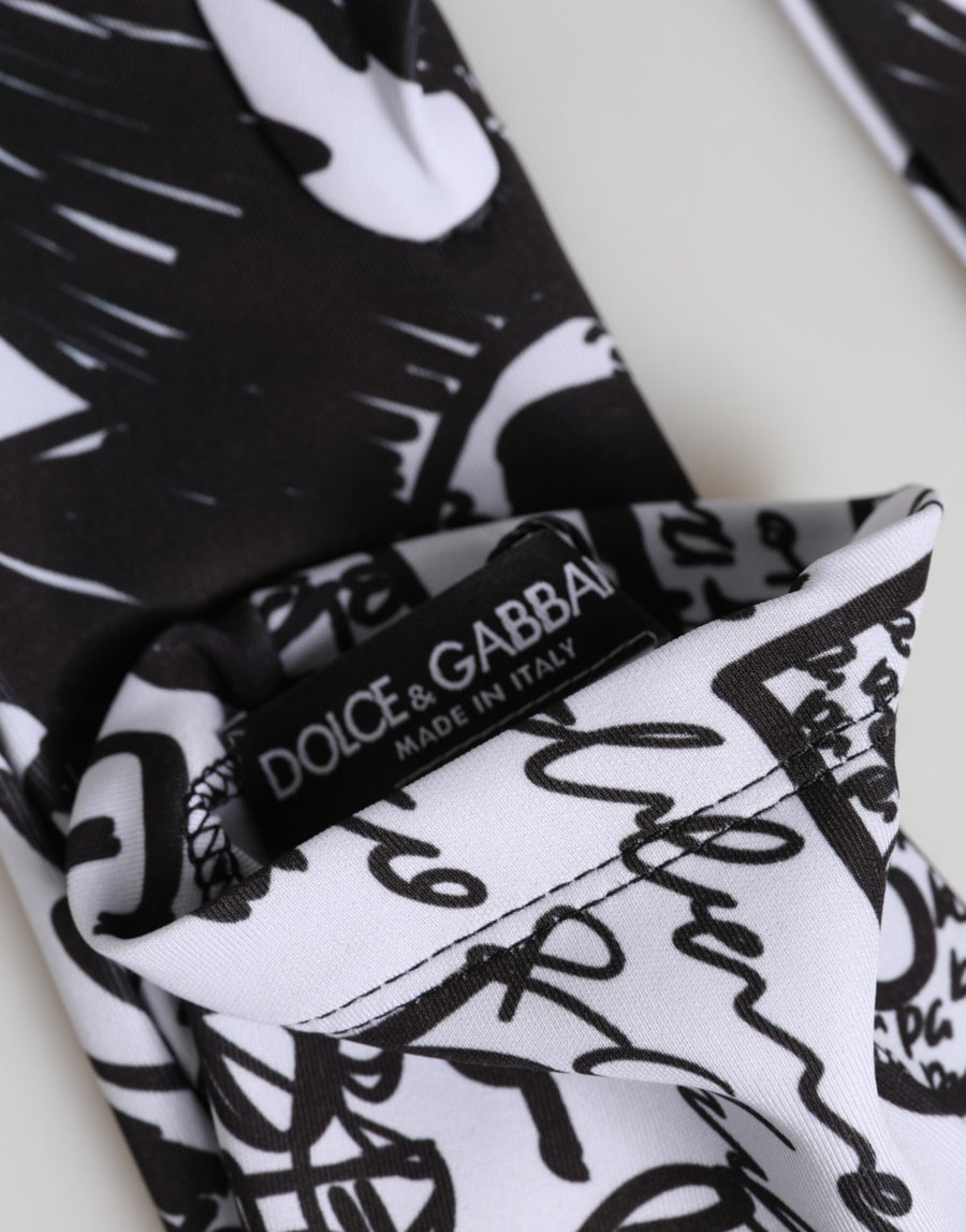 Dolce & Gabbana 10% Elastane gloves in black