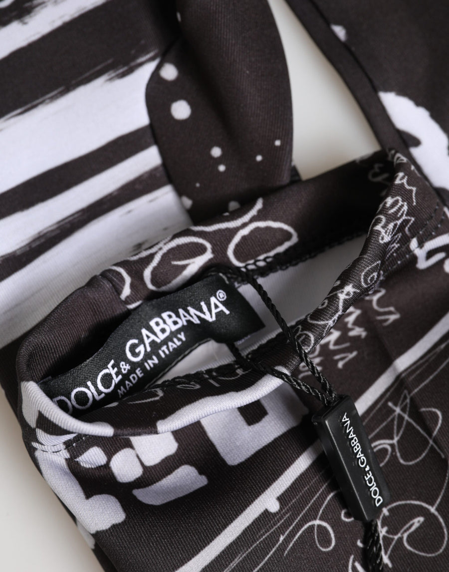 Dolce & Gabbana 10% Elastane gloves in black