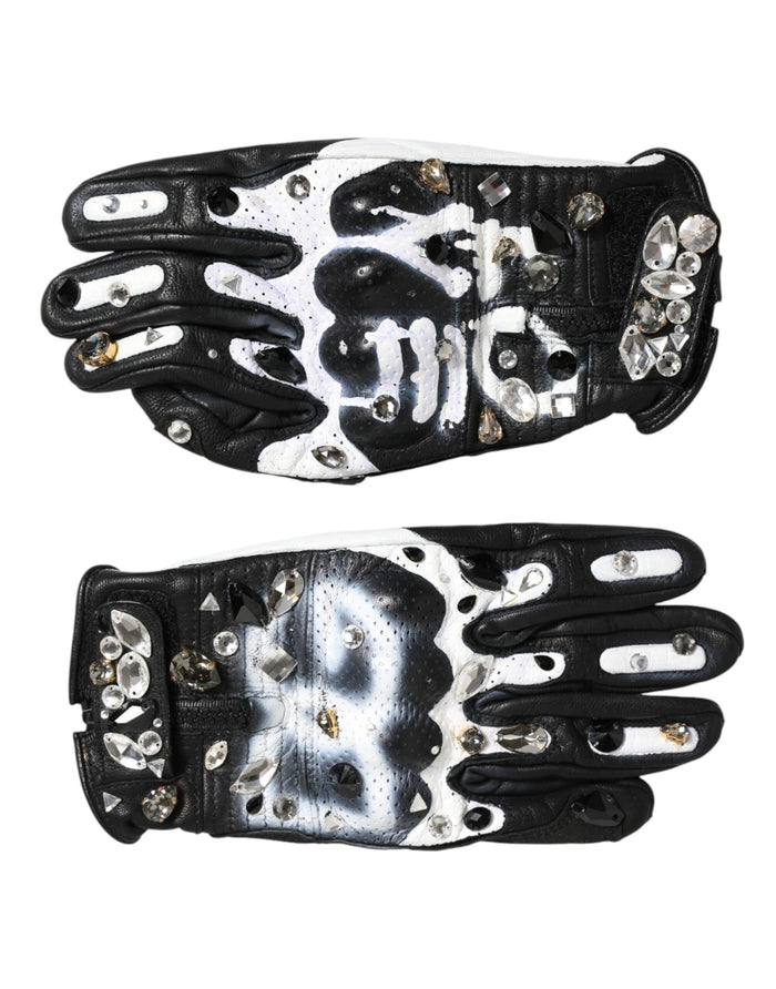 Dolce & Gabbana Leather gloves in black