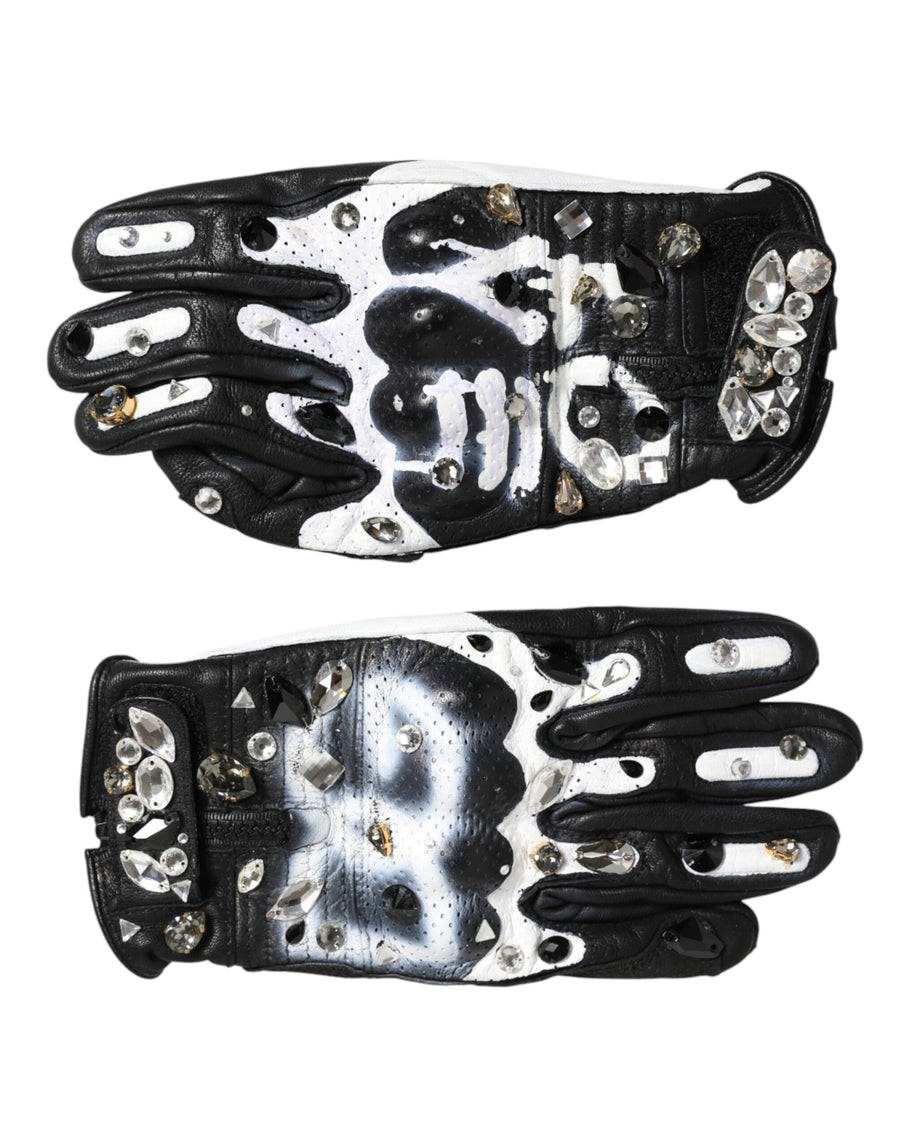 Dolce & Gabbana Leather gloves in black