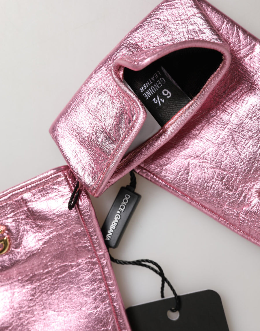 Dolce & Gabbana 32% EA gloves in pink