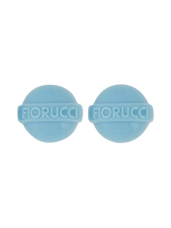 Lollipop Earrings Azure Resin