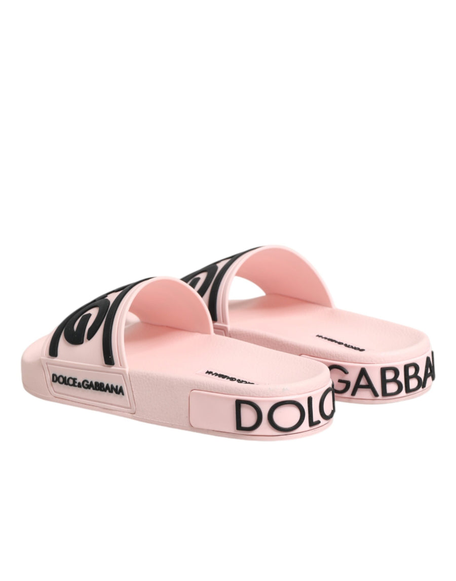Dolce & Gabbana Rubber slides in pink