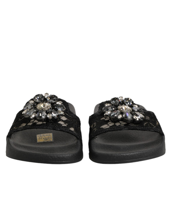 Dolce & Gabbana Cotton 38% slides in black