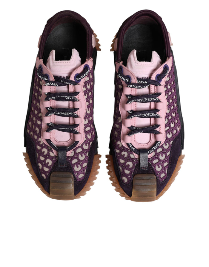 Dolce & Gabbana 02% Elastane sneaker in purple — view 2