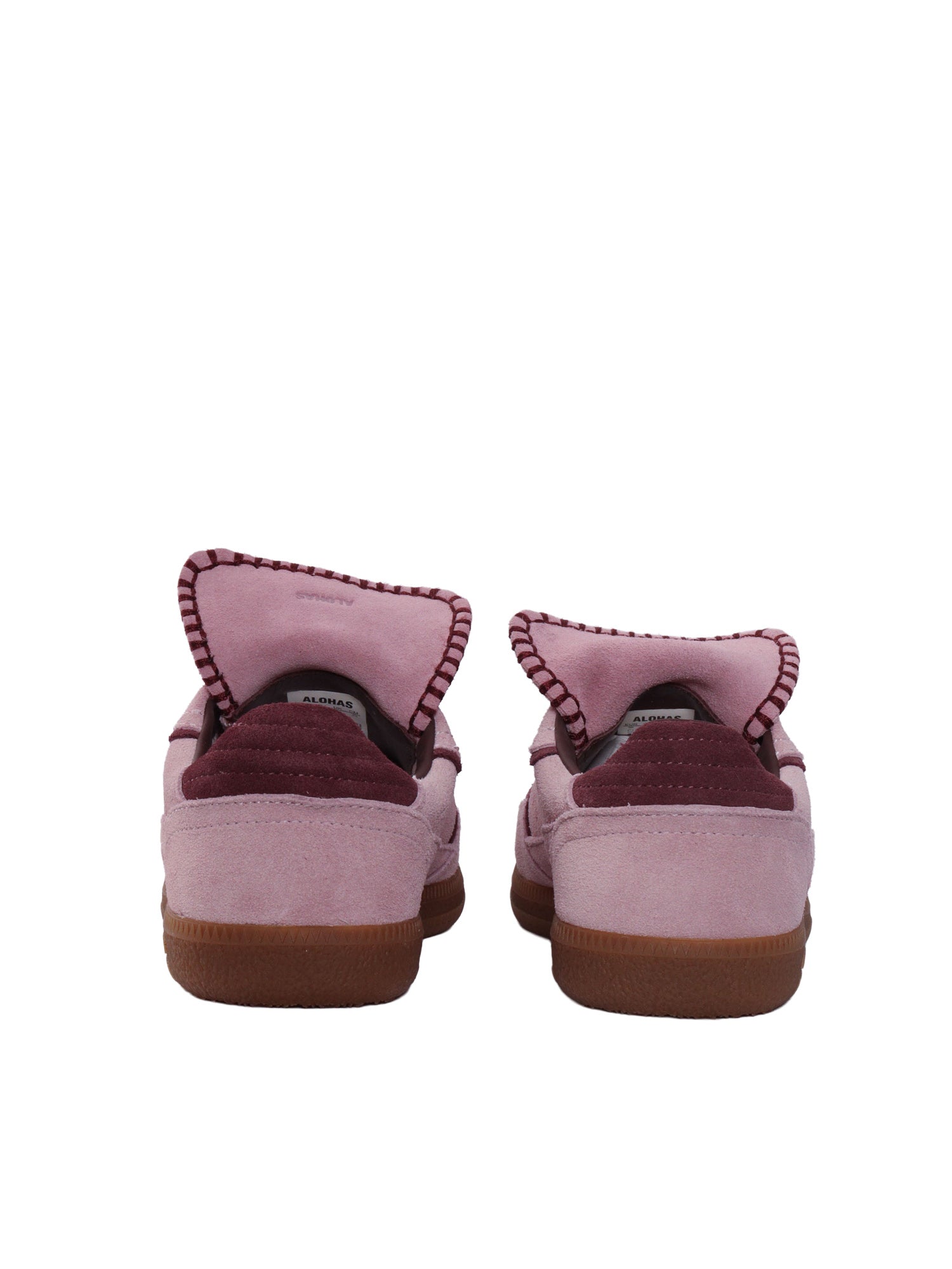 Tb.490 Club Suede Pink Leather Sneakers Altezza Tacco 2 Cm