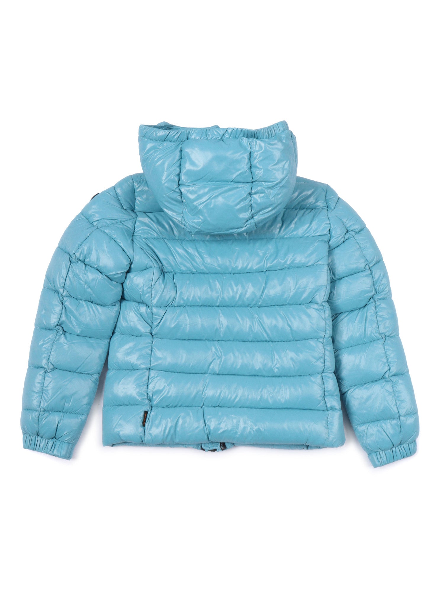 Niles Hooded Jacket Light Blue Short Puffer