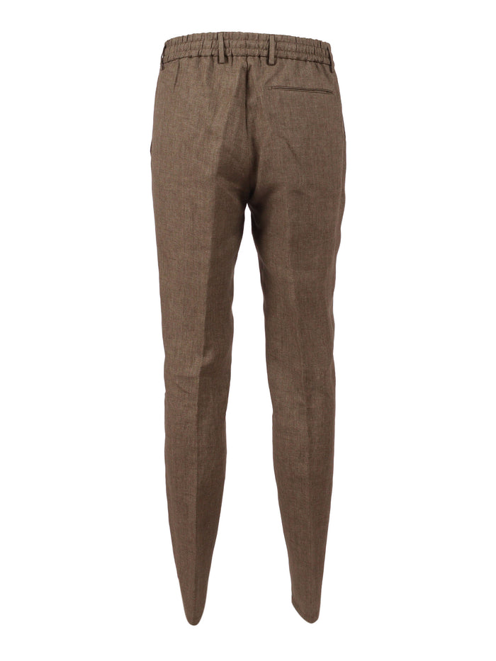 Spiaggia Pants Green Linen