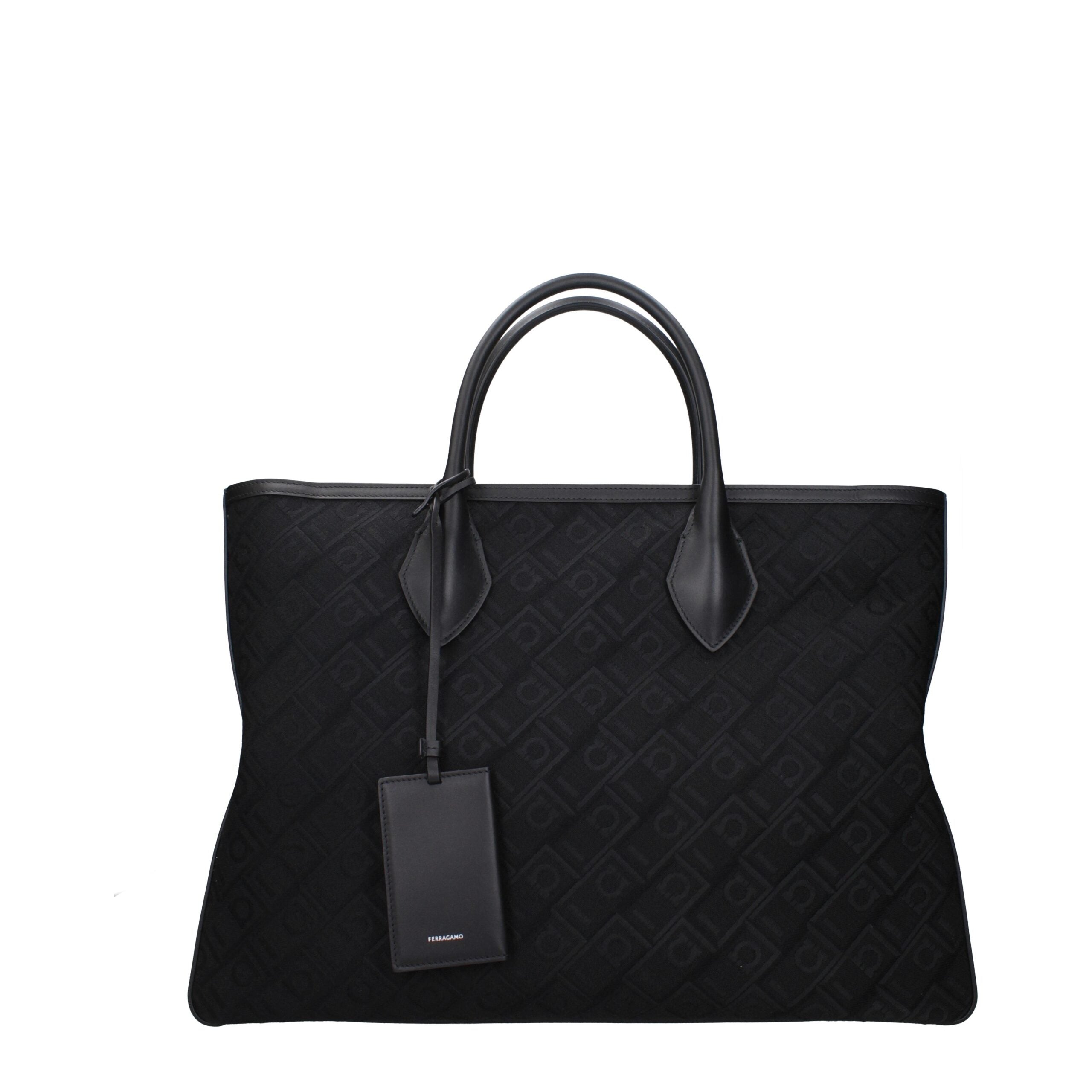 Black Fabric Handbag Bag
