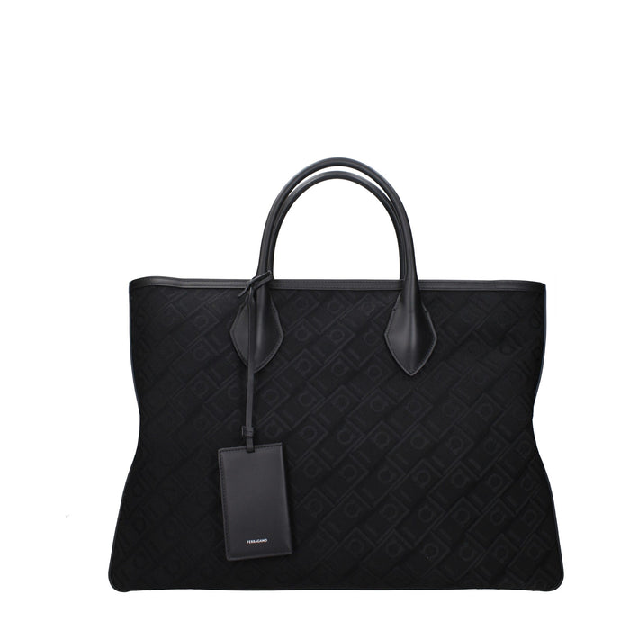 Black Fabric Handbag Bag