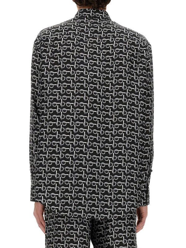 Shirt B Black Mulberry Silk