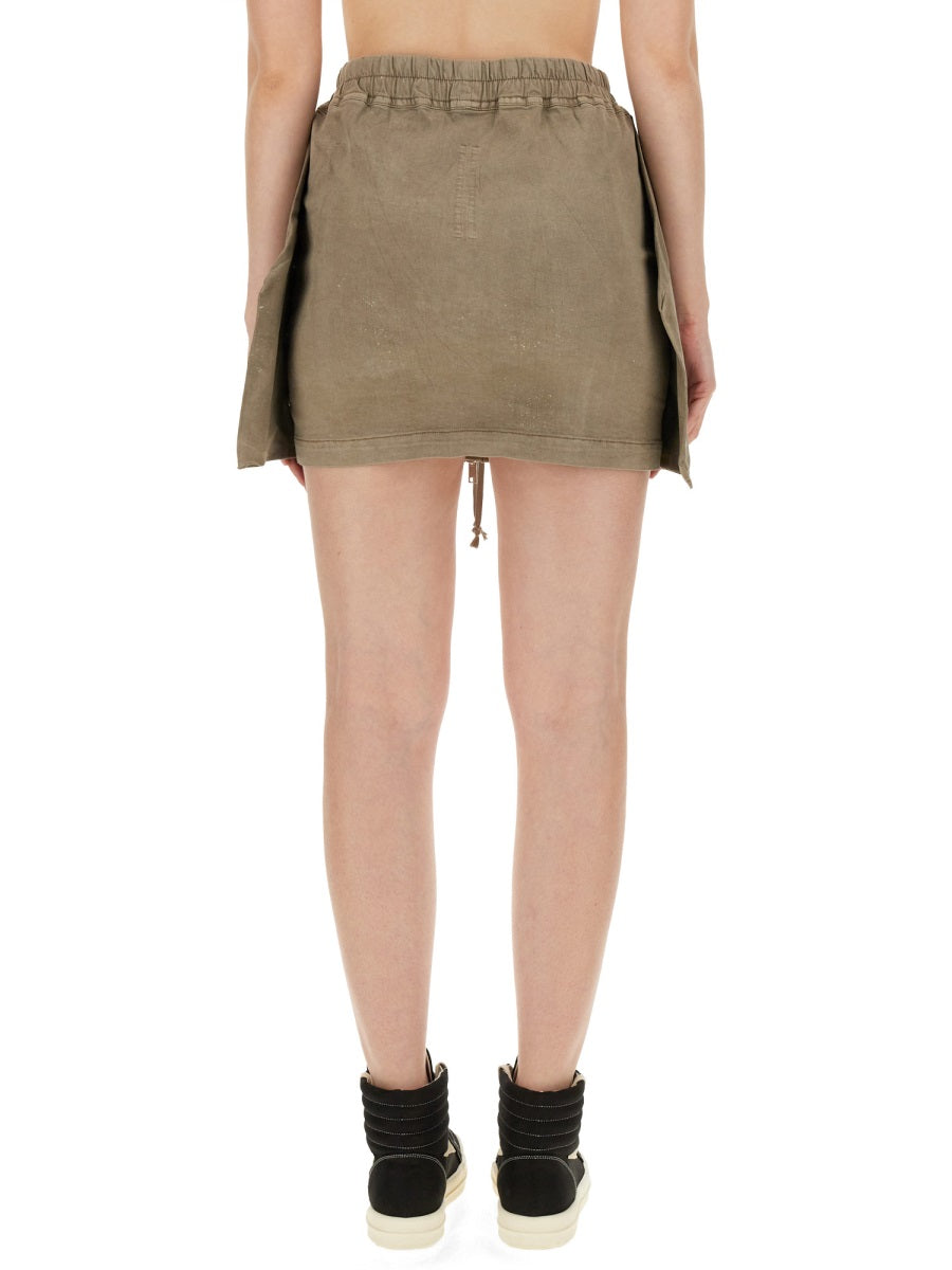 Mini Lido Skirt Denim Cotton