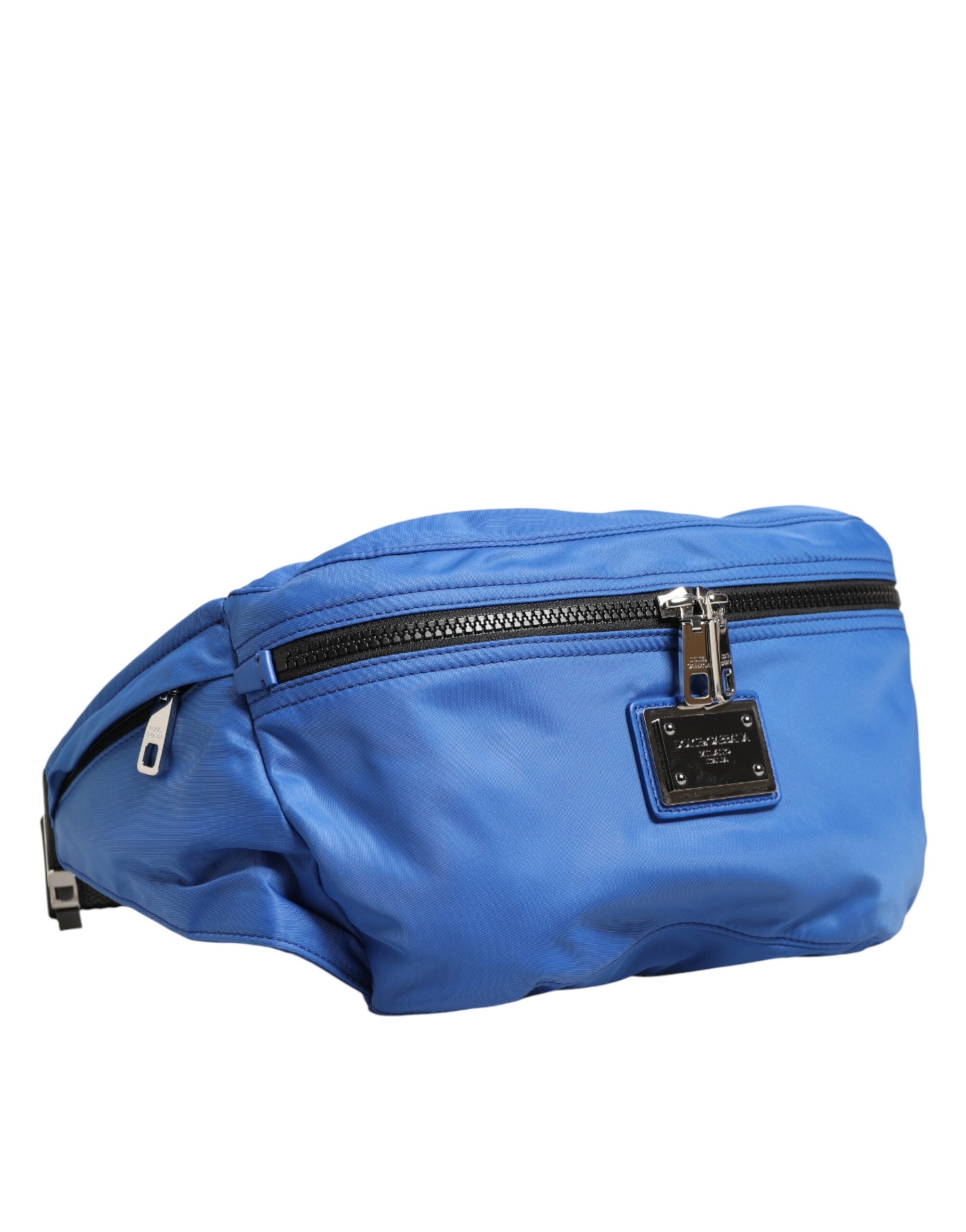 Blue Logo Plaque Nylon Waist Fanny Pack Mens Borse Bag Ny+pa+05lf
