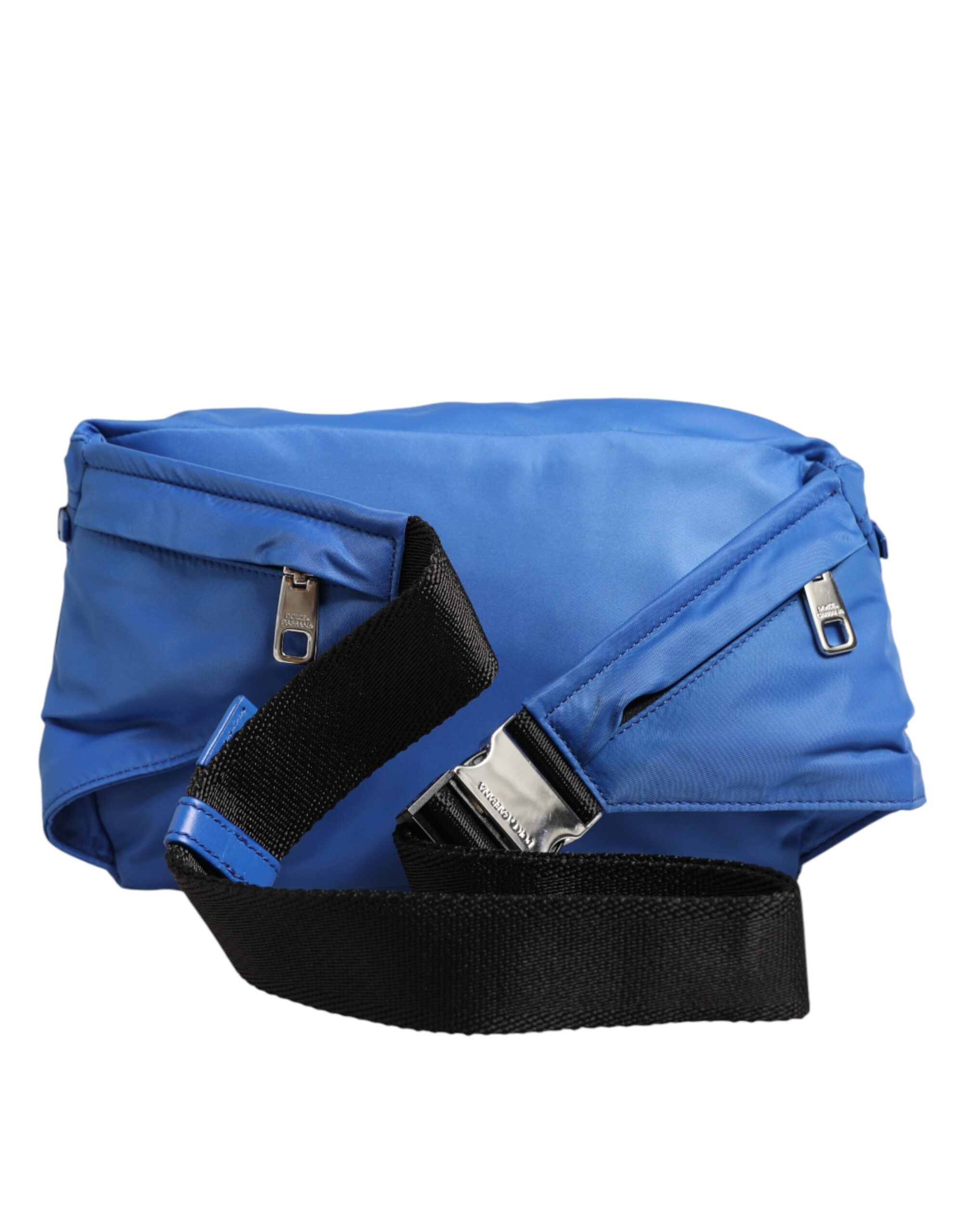 Blue Logo Plaque Nylon Waist Fanny Pack Mens Borse Bag Ny+pa+05lf