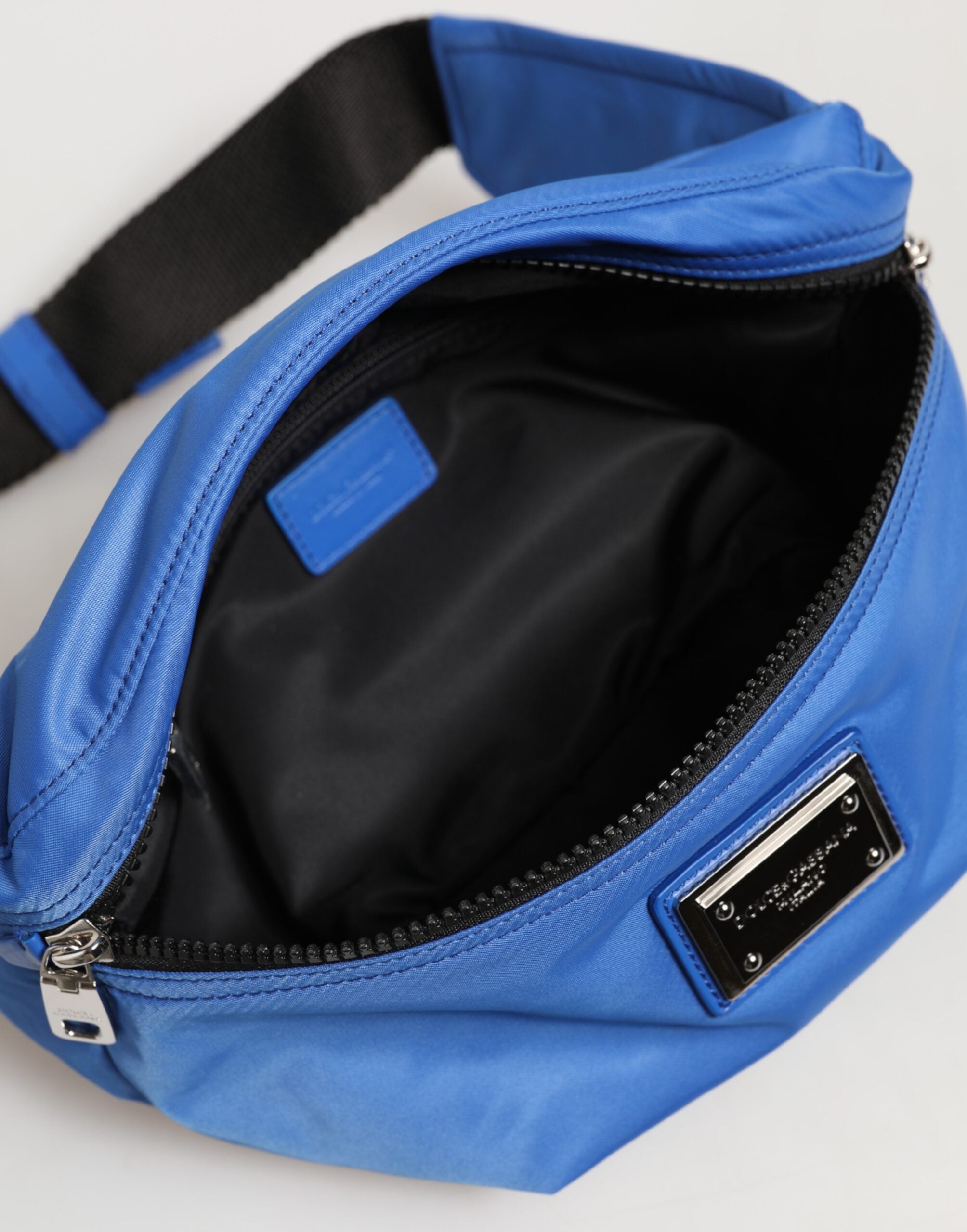 Blue Logo Plaque Nylon Waist Fanny Pack Mens Borse Bag Ny+pa+05lf