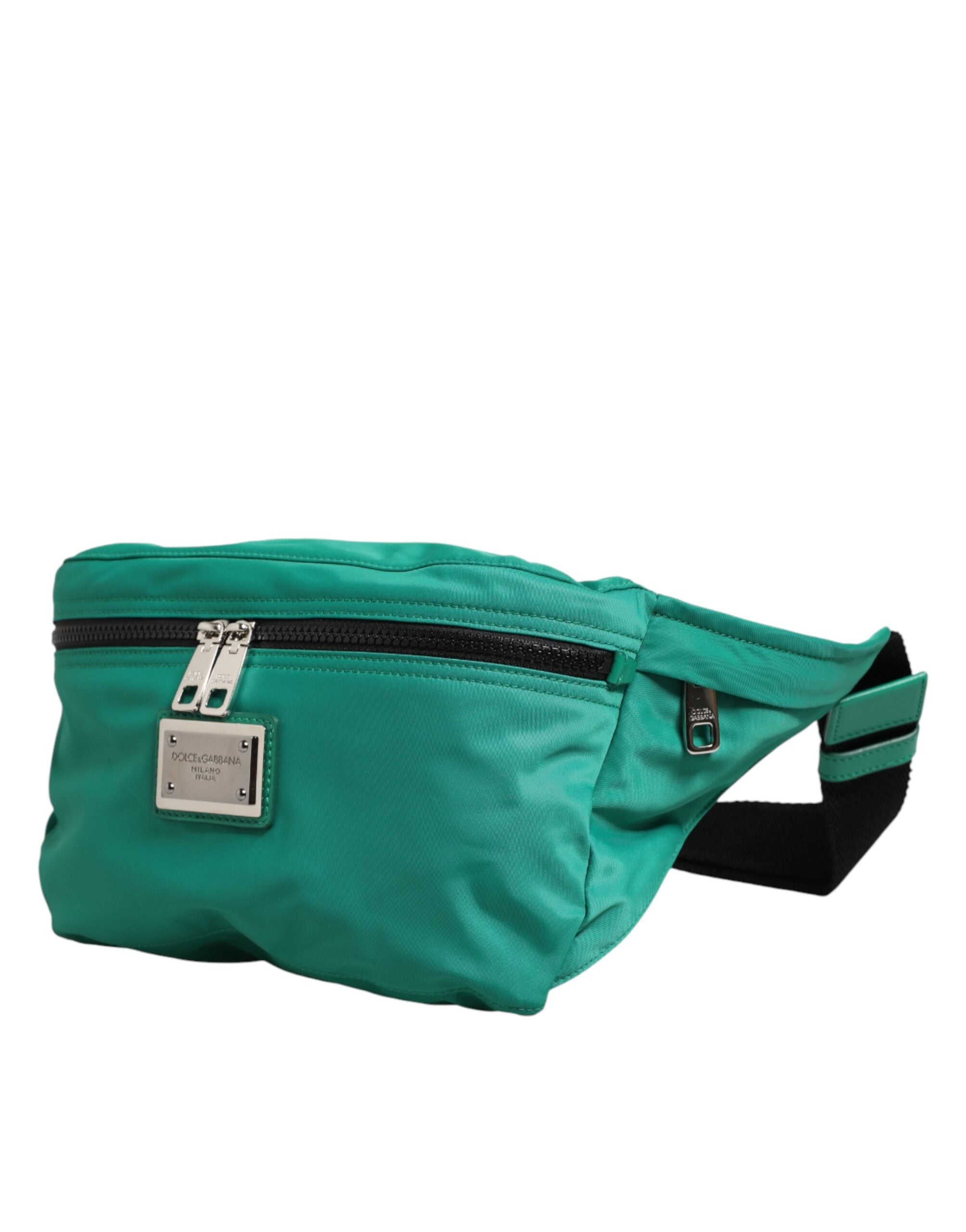 Green Logo Plaque Nylon Waist Fanny Pack Mens Borse Bag Ny+pa+05lf