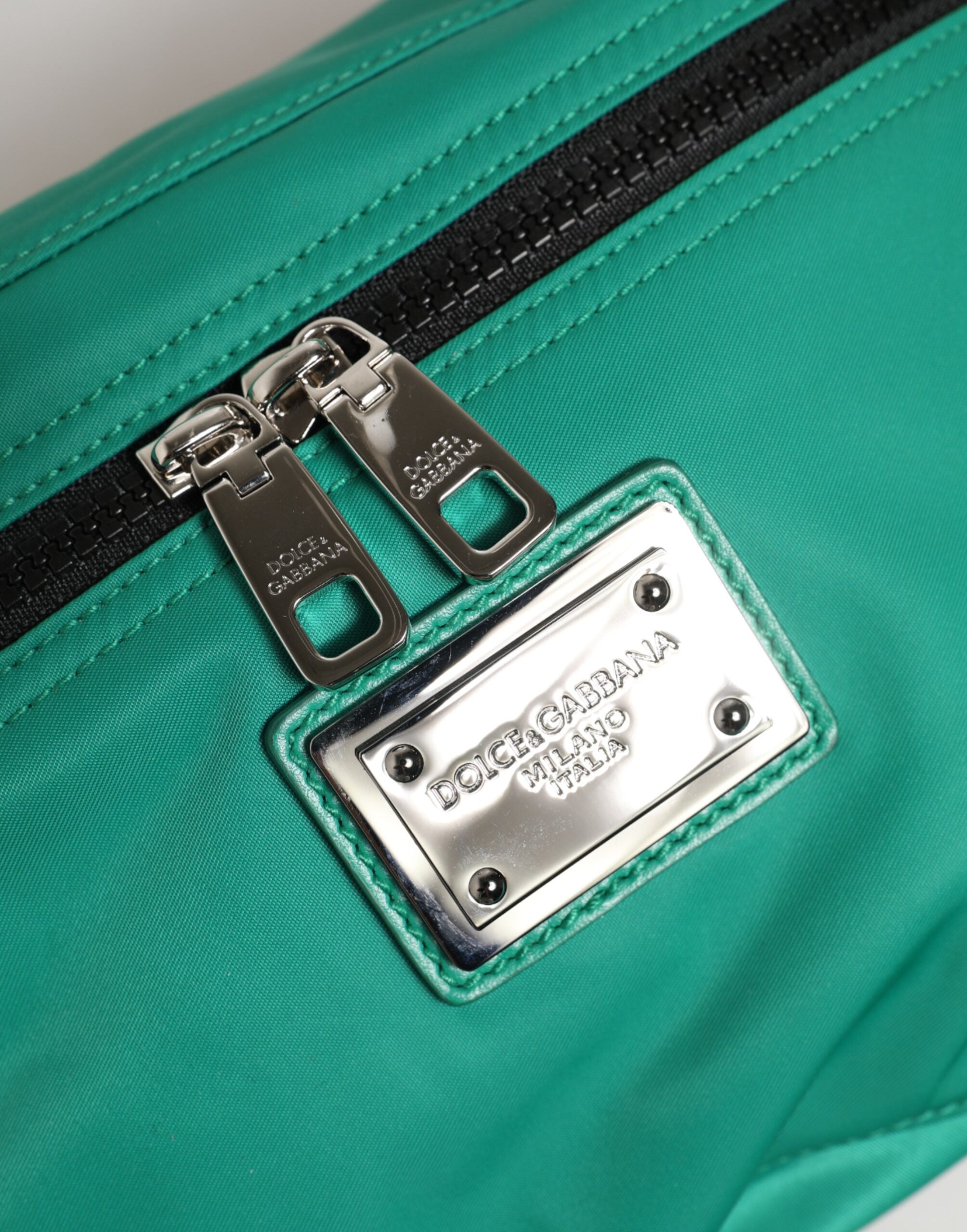 Green Logo Plaque Nylon Waist Fanny Pack Mens Borse Bag Ny+pa+05lf