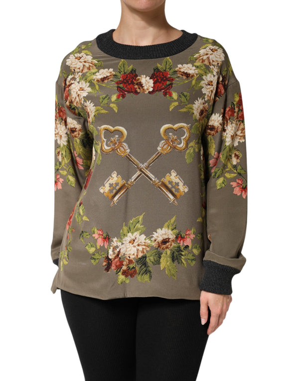 Dolce & Gabbana 100% Silk sweater in brown