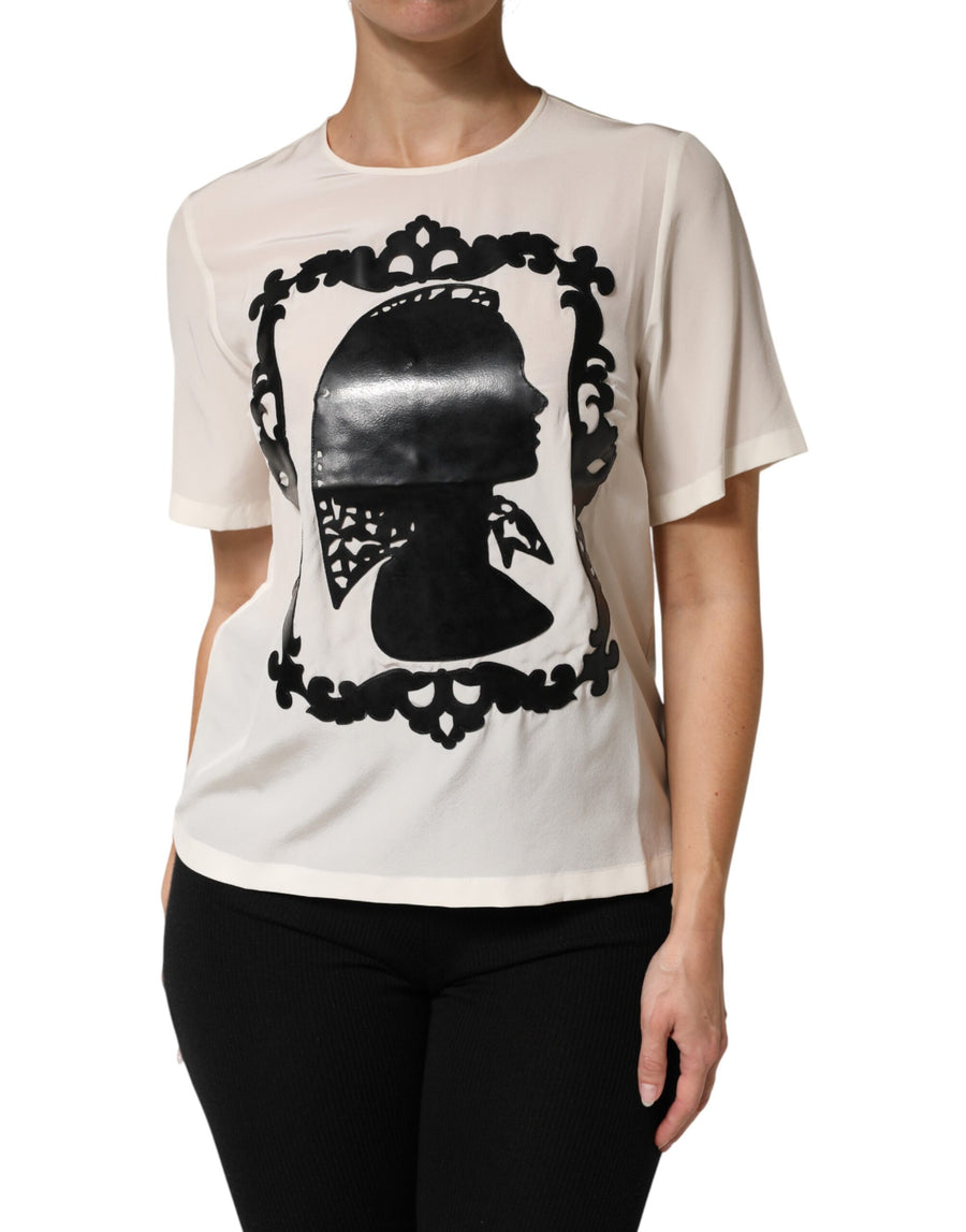 Dolce & Gabbana 100% Silk blouse in beige