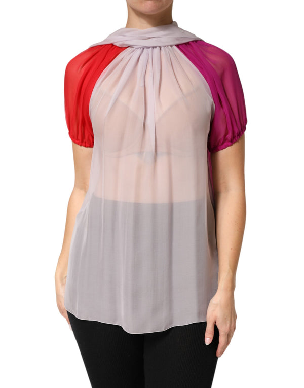 Dolce & Gabbana 100% Silk blouse in multicolor