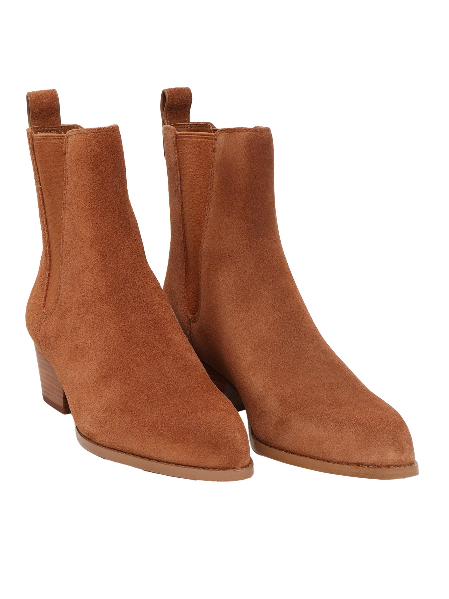 Kinlee Ankle Boots Brown Cow Leather Booties